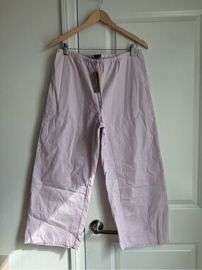 NWT J Crew Luna Pants In Cotton Poplin In Peppermint Ice Size S